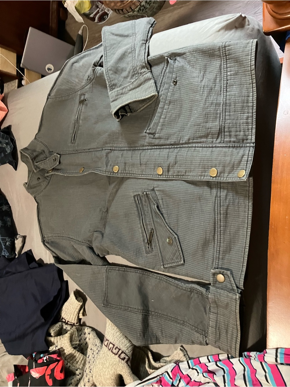 Brooklyn Industries grayish-olive greenish Utility Jacket